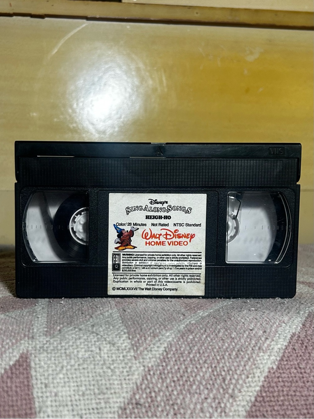 1994 "Disney's Sing Along Songs: Heigh-Ho" VHS Tape